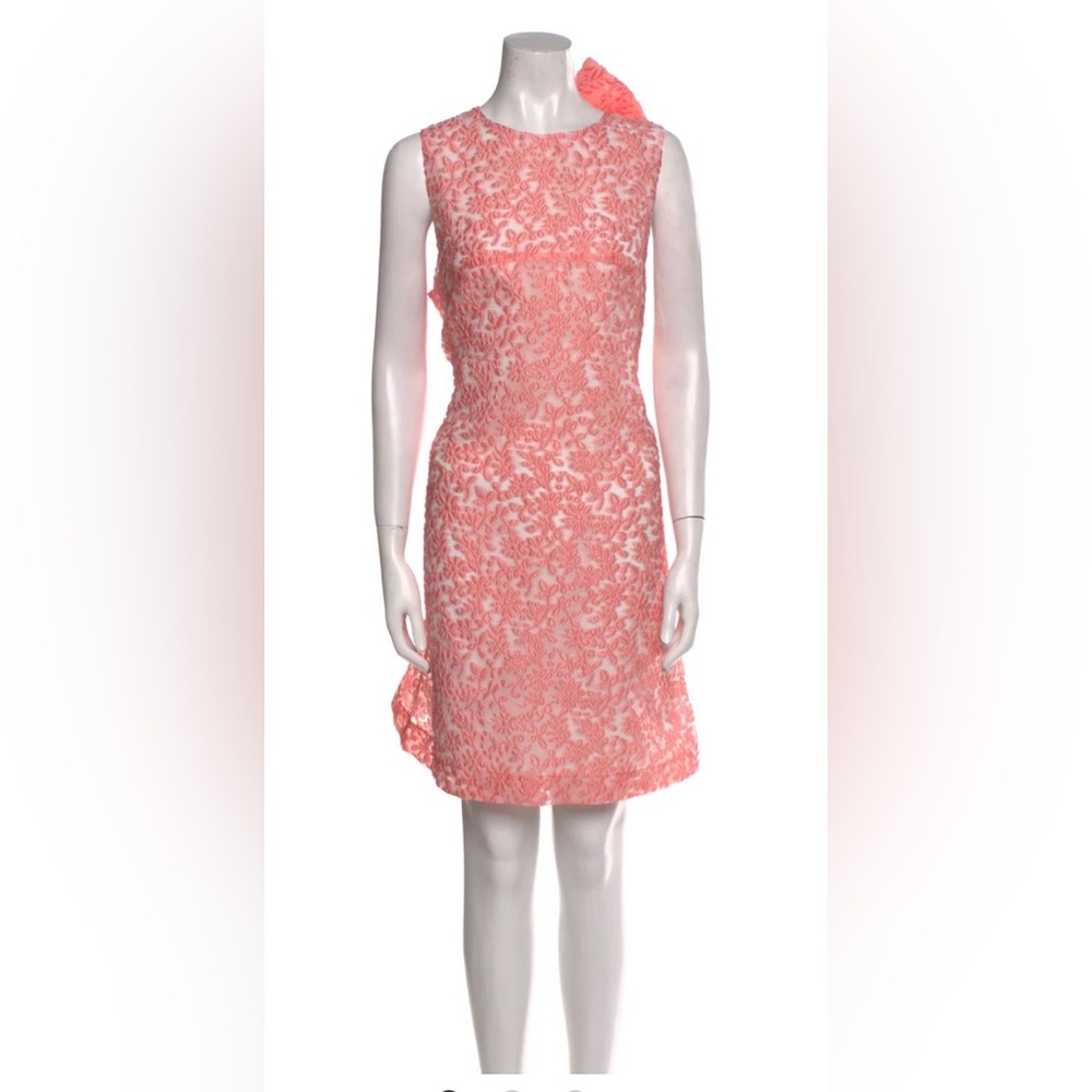Pearl by Lela Rose feminine shimmery dress
